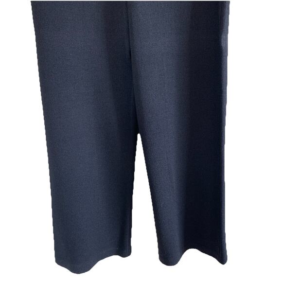 St. John Collection Santana Knit Flat Front Pants SP 07 GRP 1 Black Size 10 - Picture 5 of 12